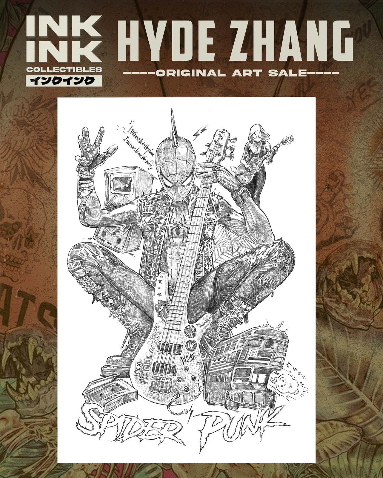 invisible ink アート画 Spider+Punk+A3.jpg?auto=format